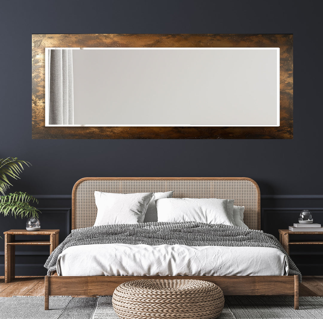 Bronze Abstract Wall Mirror full length mirrors
