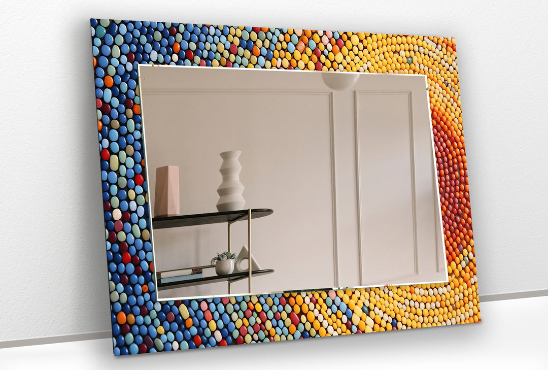 Colorful Stones Wall Mirror full length mirrors
