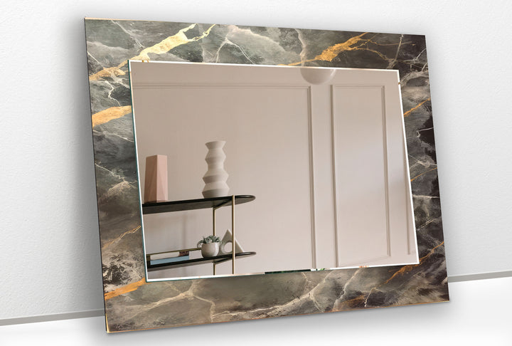 Grey Marble Wall Mirror Huge Wall Mirror
