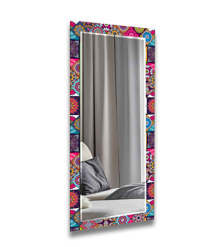 Mosaic Tempered Glass Wall Mirror