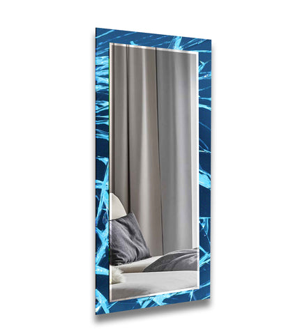 Marble Tempered Glass Wall Mirror