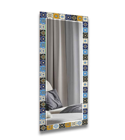 Mosaic Tempered Glass Wall Mirror