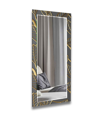 Marble Tempered Glass Wall Mirror