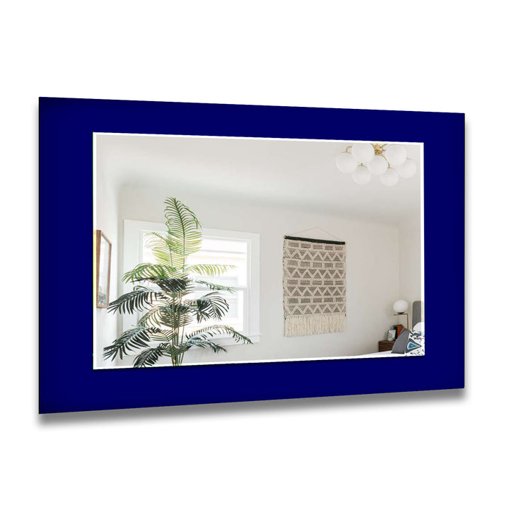 Abstract Dark Blue Wall Mirror big mirror
