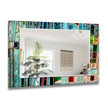 Stained Tempered Glass Wall Mirror