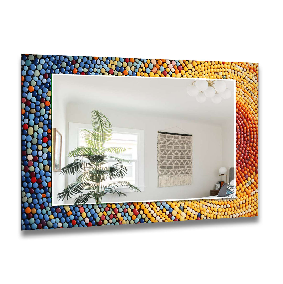 Colorful Stones Wall Mirror floor mirror
