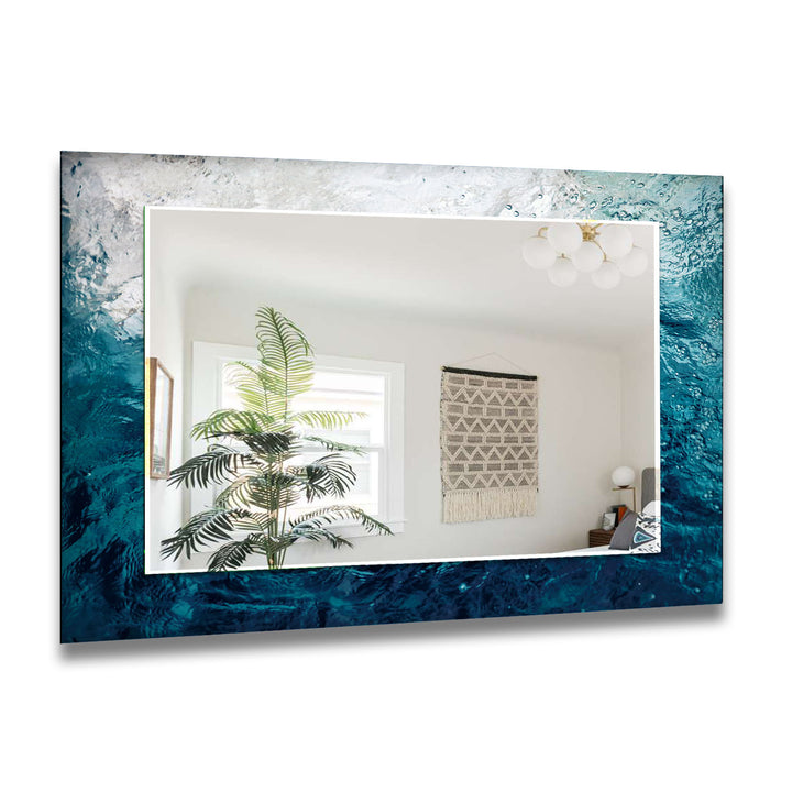 Underwater Design Wall Mirror mirror black
