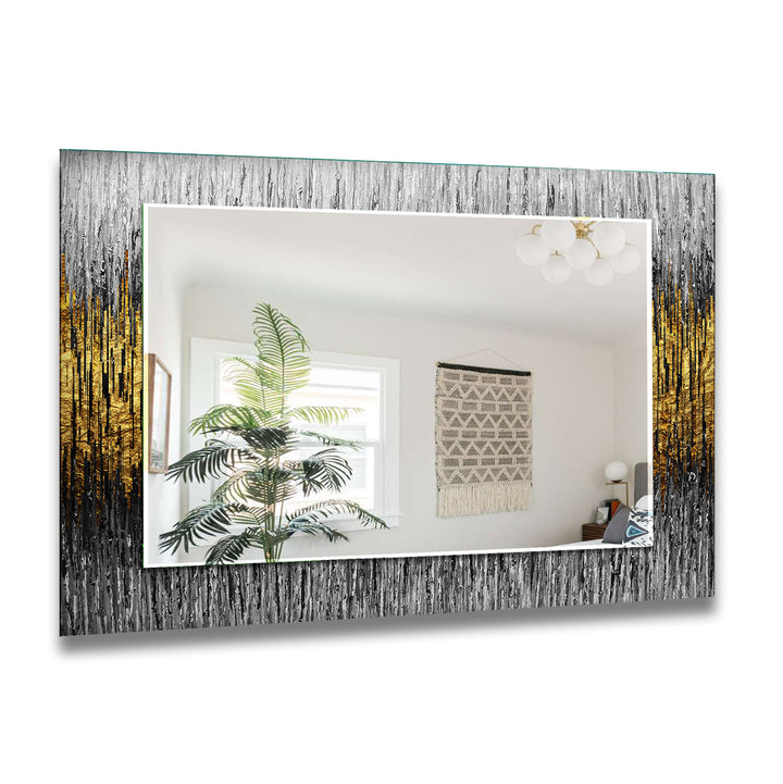 Grey Golden Details Wall Mirrors wall mirror
