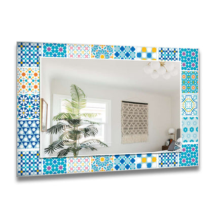 Mosaic Tempered Glass Wall Mirror