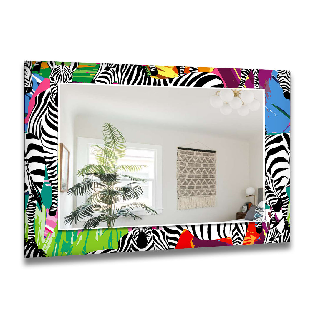 Zebra Wall Mirrors full body mirror
