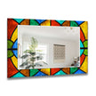 Stained Tempered Glass Wall Mirror