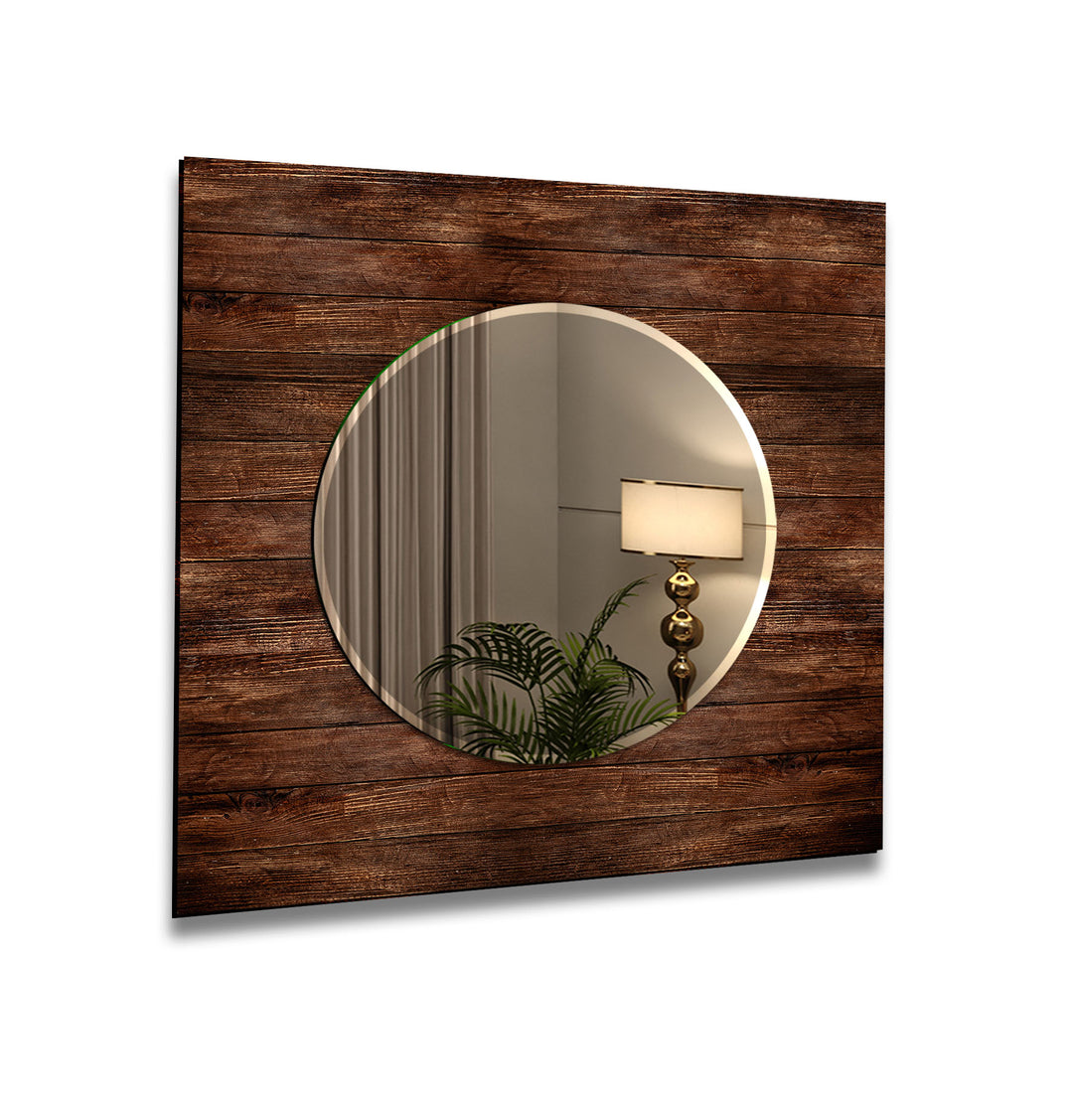 Brown Wood Wall Mirrors large wall mirror
