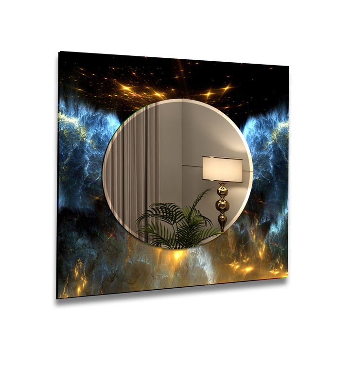 Black Gold Space Wall Mirror mirror wall art
