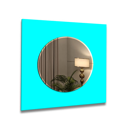 Solid Colors Tempered Glass Wall Mirror