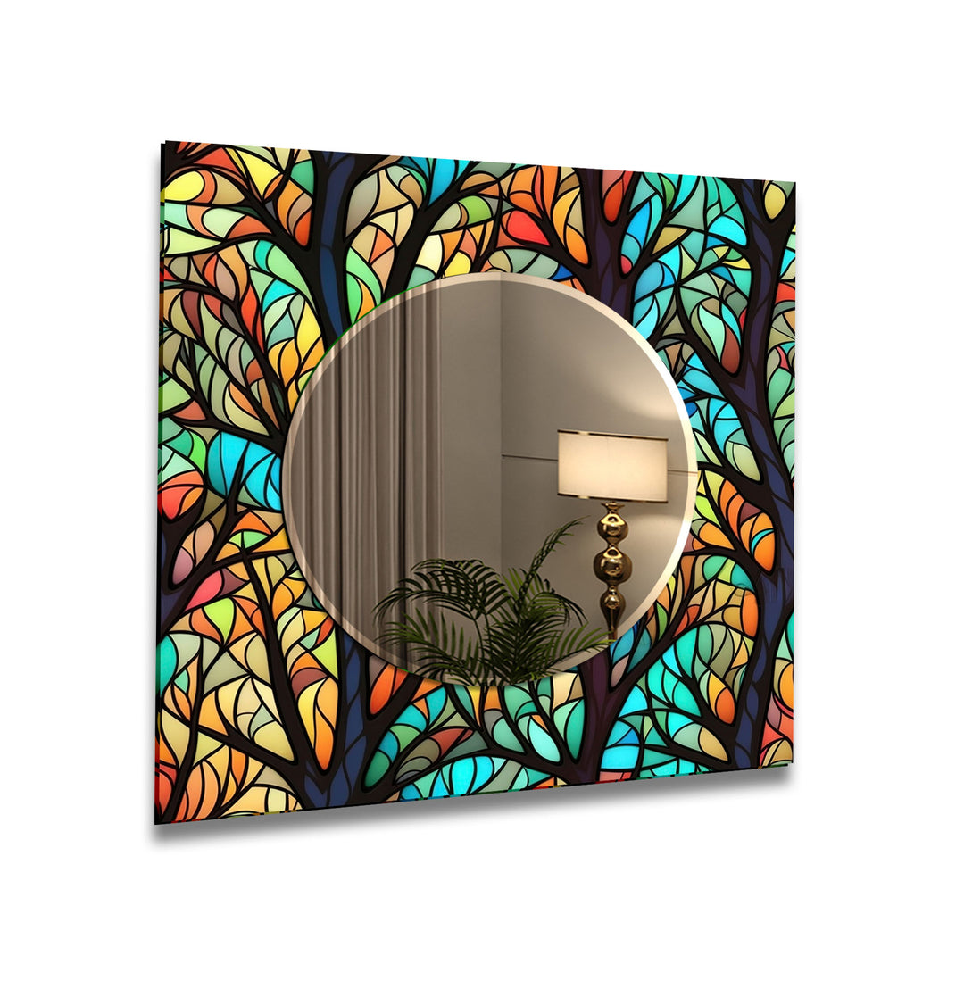 Stained Trees Wall Mirror full body mirror
