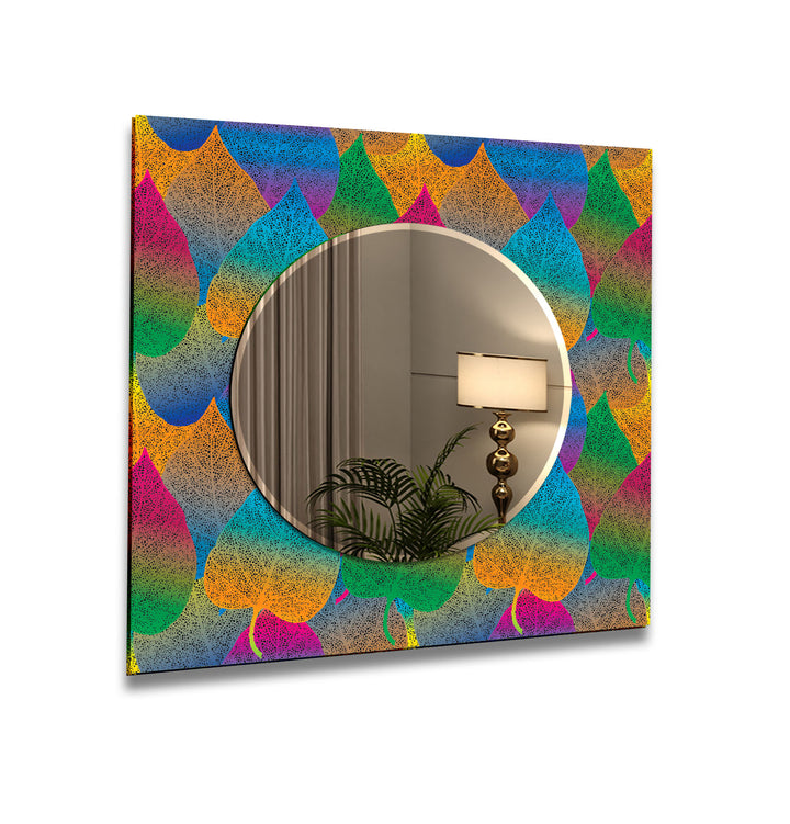 Colorful Leaves Wall Mirrors