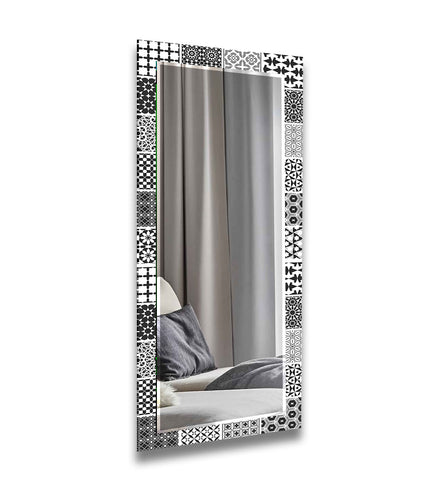 Mosaic Tempered Glass Wall Mirror