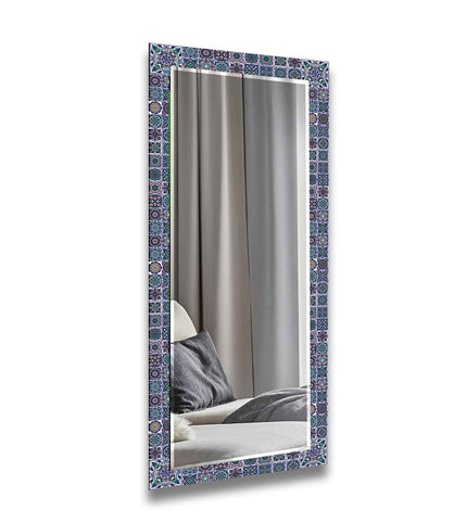 Mosaic Tempered Glass Wall Mirror