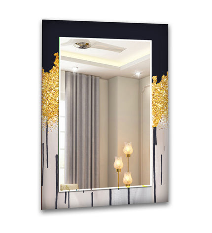 Black & Gold Wall Mirror Decorative Wall Mirror
