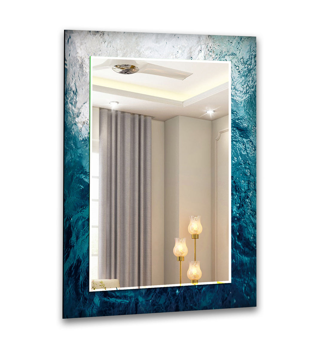 Underwater Design Wall Mirrors Stained Glass Wall Mirror
