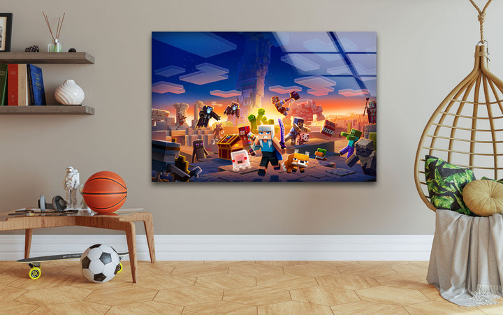 Vibrant gaming art prints designed to capture the excitement and adventure of video games
