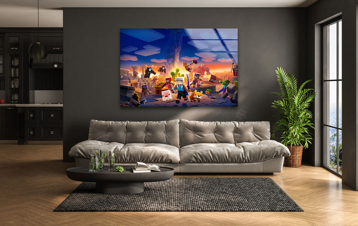 Gaming art prints capturing the essence of adventure and action from iconic video game worlds
