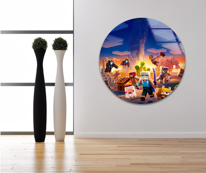 Gaming decor that combines bold colors and intricate artwork to celebrate gamer culture
