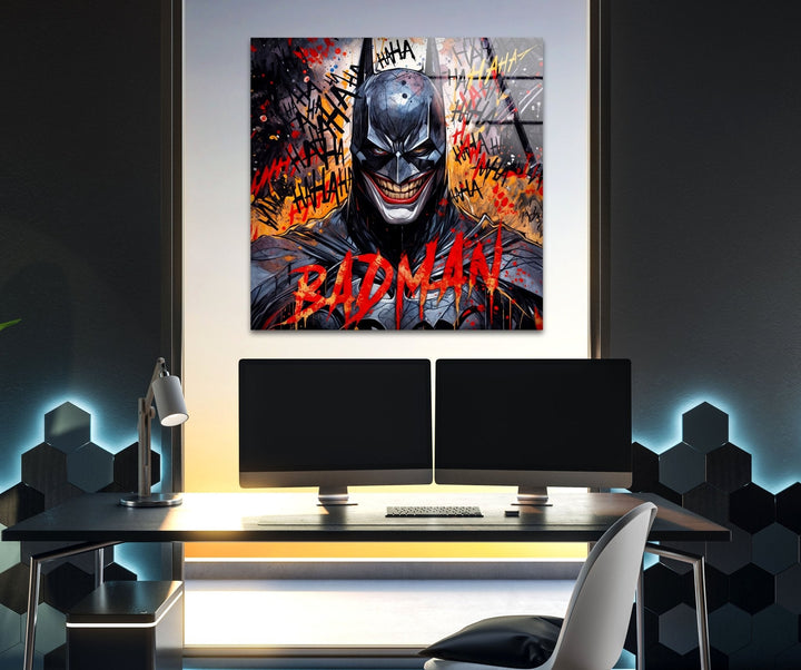 Badman Glass Wall Art glass photo prints, glass picture prints
