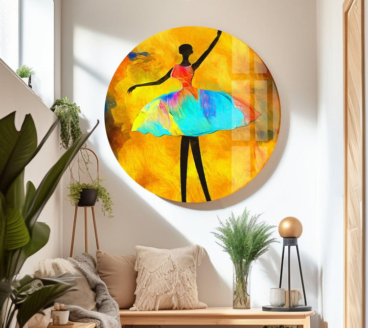 Modern Art Tempered Glass Wall Art - MyPhotoStation