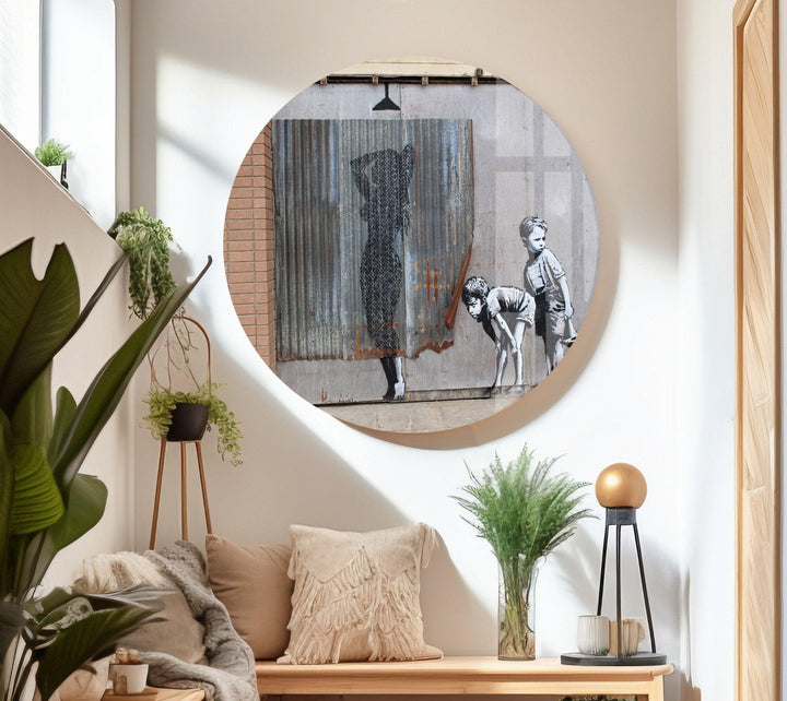 Banksy Tempered Glass Wall Art - MyPhotoStation - Browse Banksy art prints and discover a range of stunning designs to elevate your walls. With Banksy prints for sale in various sizes, including large Banksy wall art, you can find the perfect piece to complement your home's style. Buy Banksy art today.