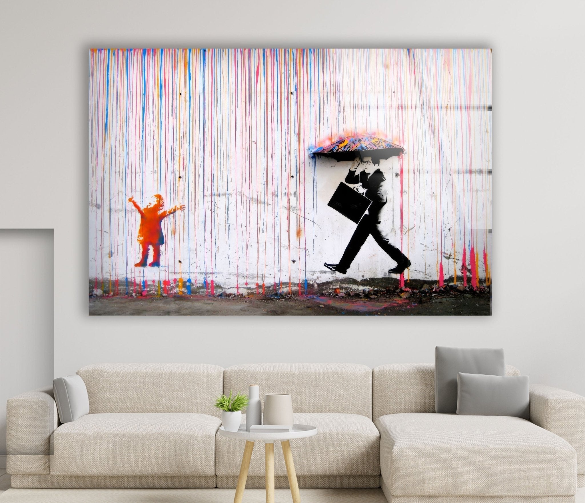 Glass, Wall Art, Glass Wall Decor, Banksy discount Bad Boy Canvas, Banksy Graffiti Glass Wall Art, Graffiti Glass Wall Art, Banksy Glass,