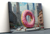Big Donut Tempered Glass Wall Art