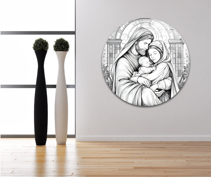 Striking black and white wall art featuring a Christmas soul composition, ideal for enhancing seasonal decor.