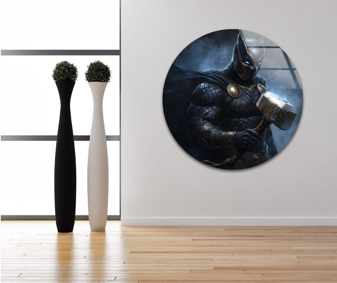 Black Panther Among The Fog Glass Wall Art Glass Printing Wall Art, Print photos on glass