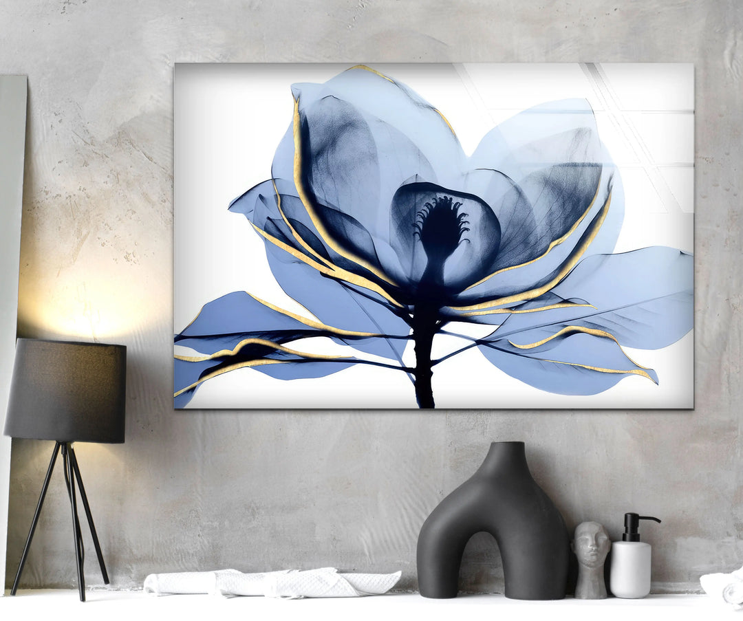 Albert Koetsier Midnight Magnolia 2 Glass Wall Art, large glass photo prints, glass wall photos