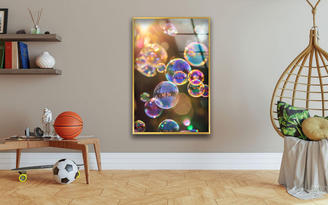 Bubbles Glass Wall Decor & Cool Artwork