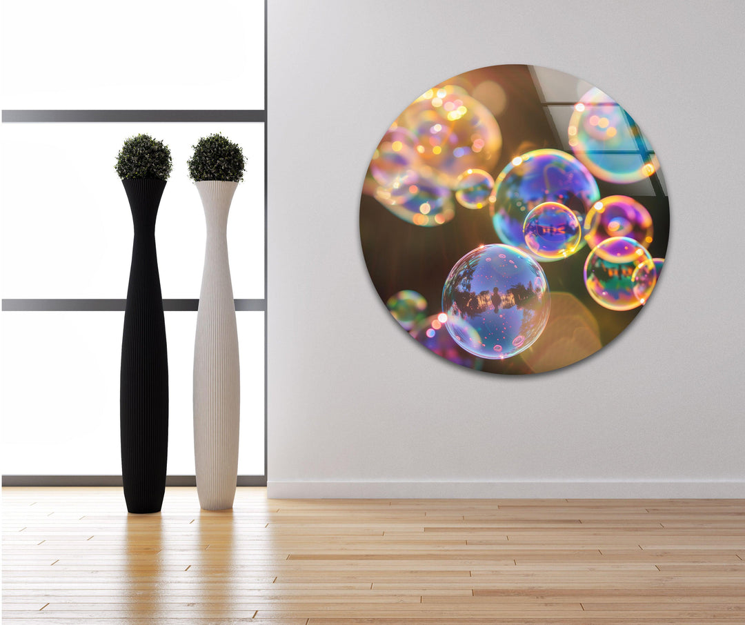 Bubbles Glass Art & Cool Wall Decor