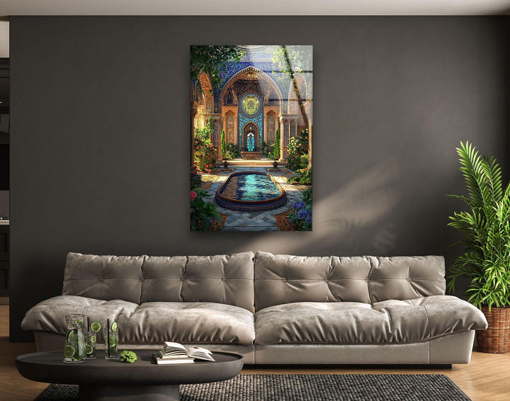 Cathedral Entrance Glass Wall Art glass image printing, glass prints from photos
