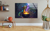 Chameleon Wizard Glass Wall Art, picture on glass wall art, photos printed on glass