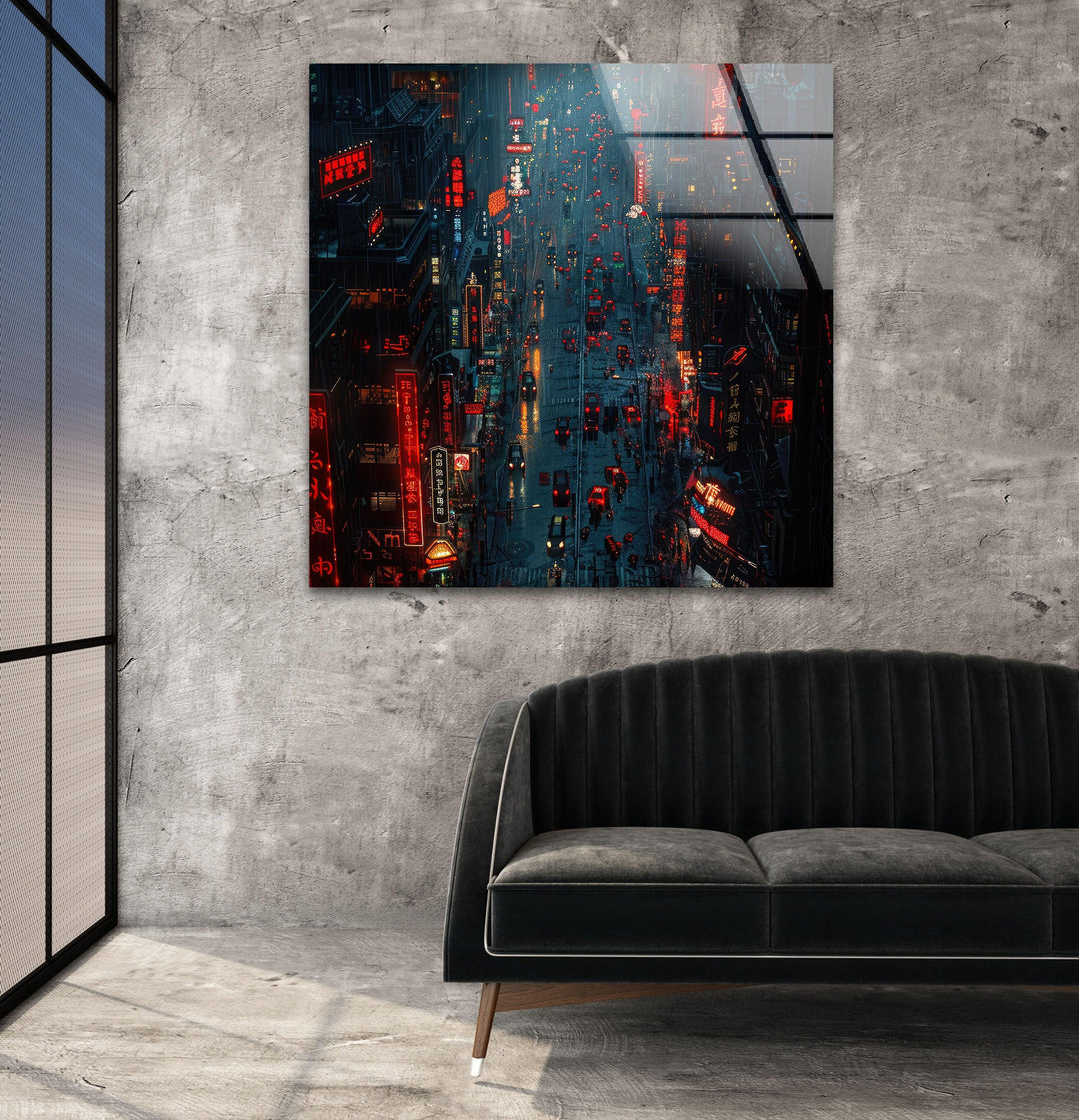 City View Glass Wall Art, custom glass pictures, glass art prints