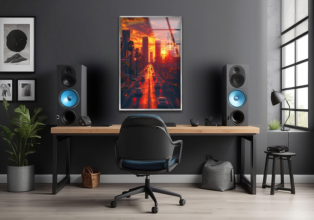 City View San Diego Glass Wall Art glass photo prints, glass picture prints
