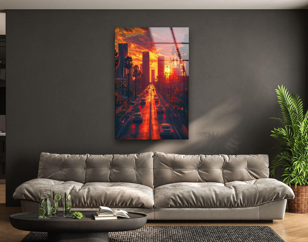 City View San Diego Glass Wall Art Glass Printing Wall Art, Print photos on glass
