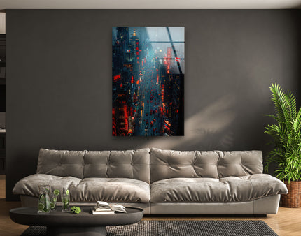 City View Glass Wall Art