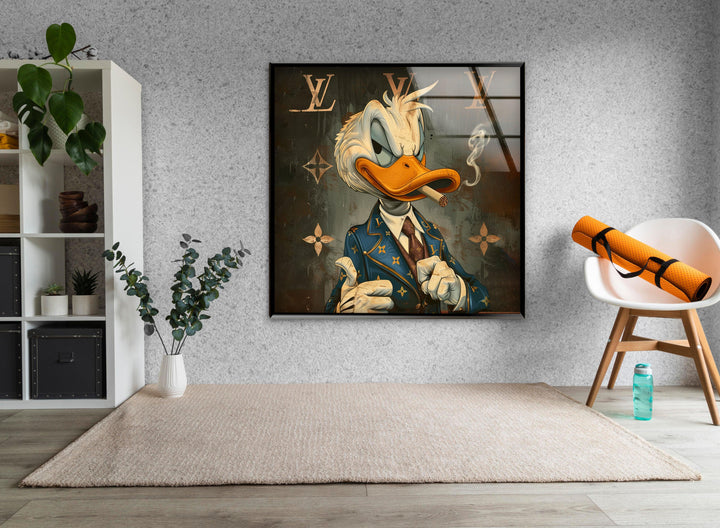 Donald Duck Glass Photos for Wall Decor