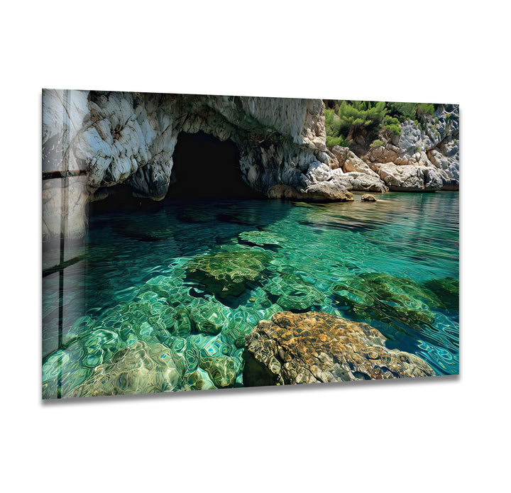 Cave Entrance Glass Wall Art art glass wall art, glass wall art pictures
