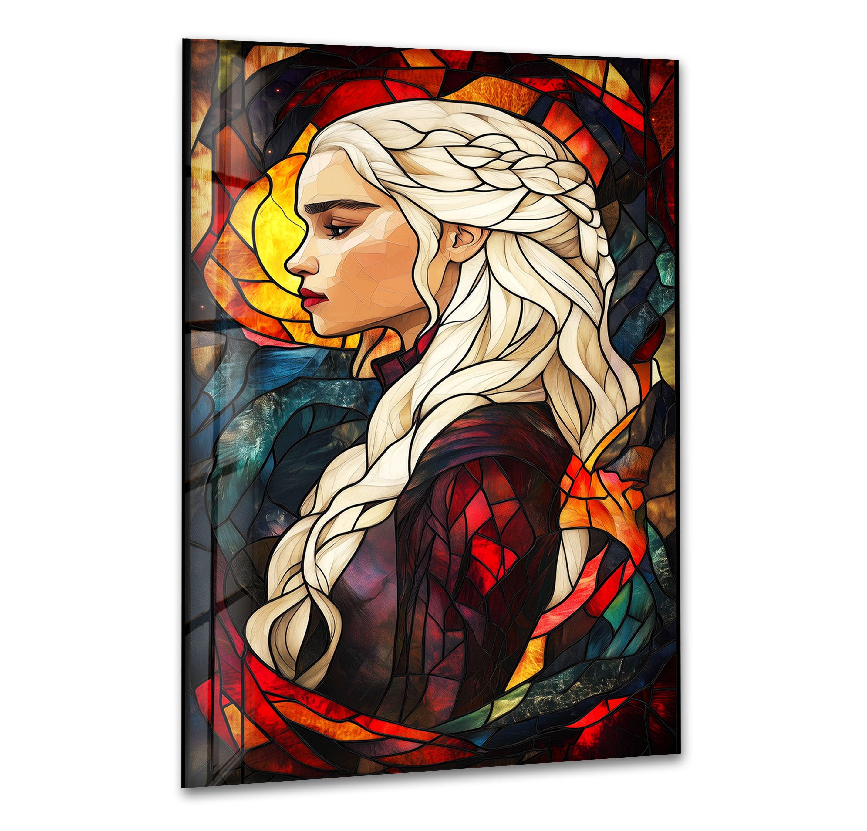 Glass Printing, Wall Decoration, Glass, Jon Snow Game of Thrones, Trendy Wall Art, Modern Glass Wall Art, Jon Snow good Glass Wall Art,