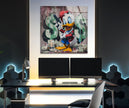 Daffy Duck Mafia Glass Wall Art