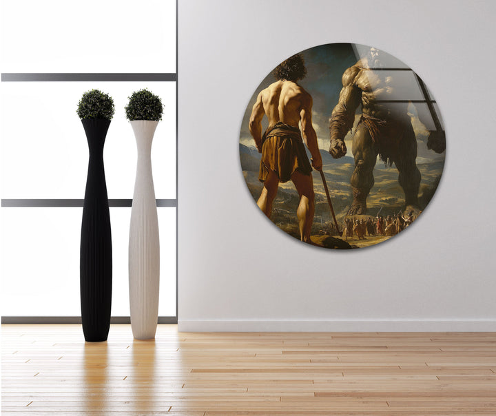 David Goliath Boss Glass Wall Art photo print on glass, prints on glass wall art
