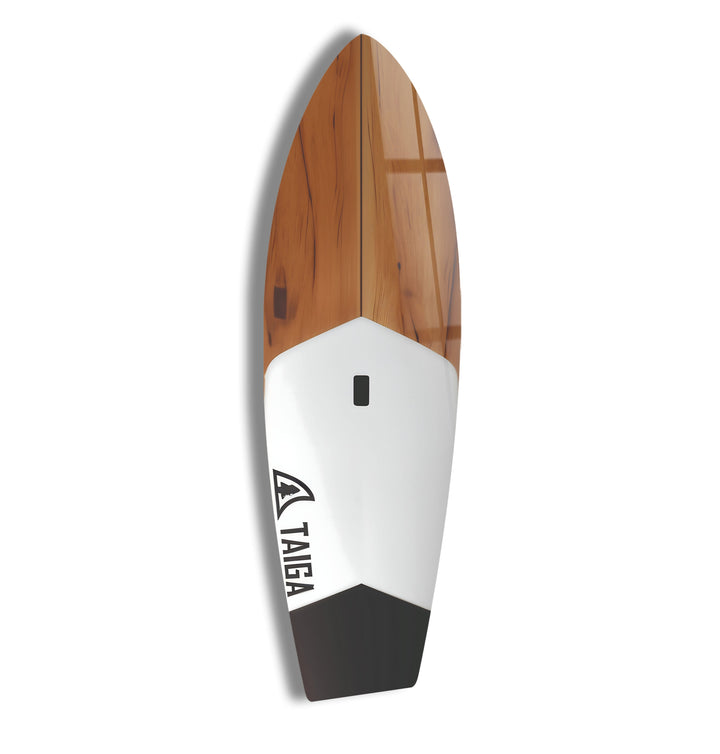 Wood Design White Surfboard Wall Art