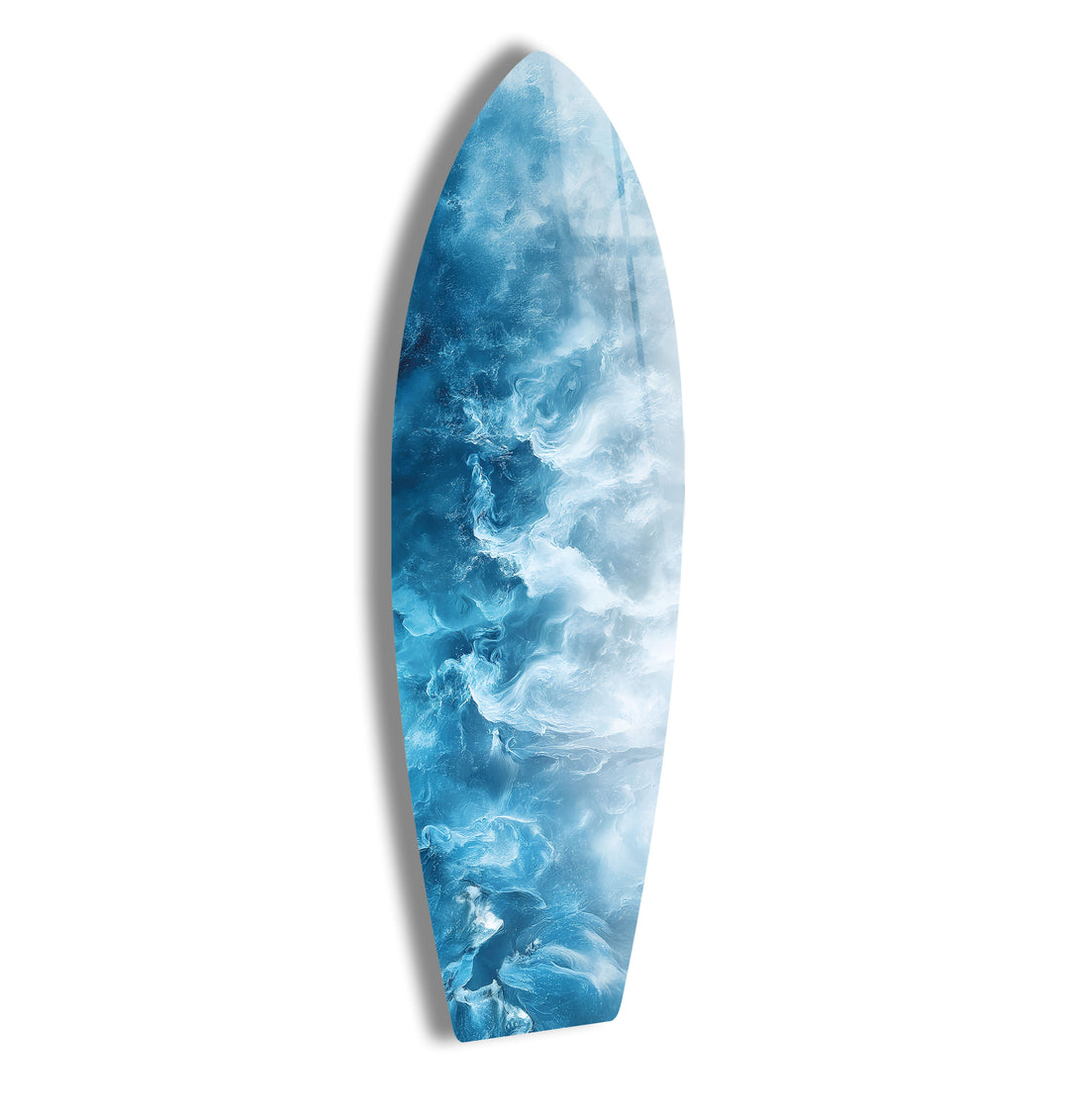 Ocean Mist Surfboard Wall Art